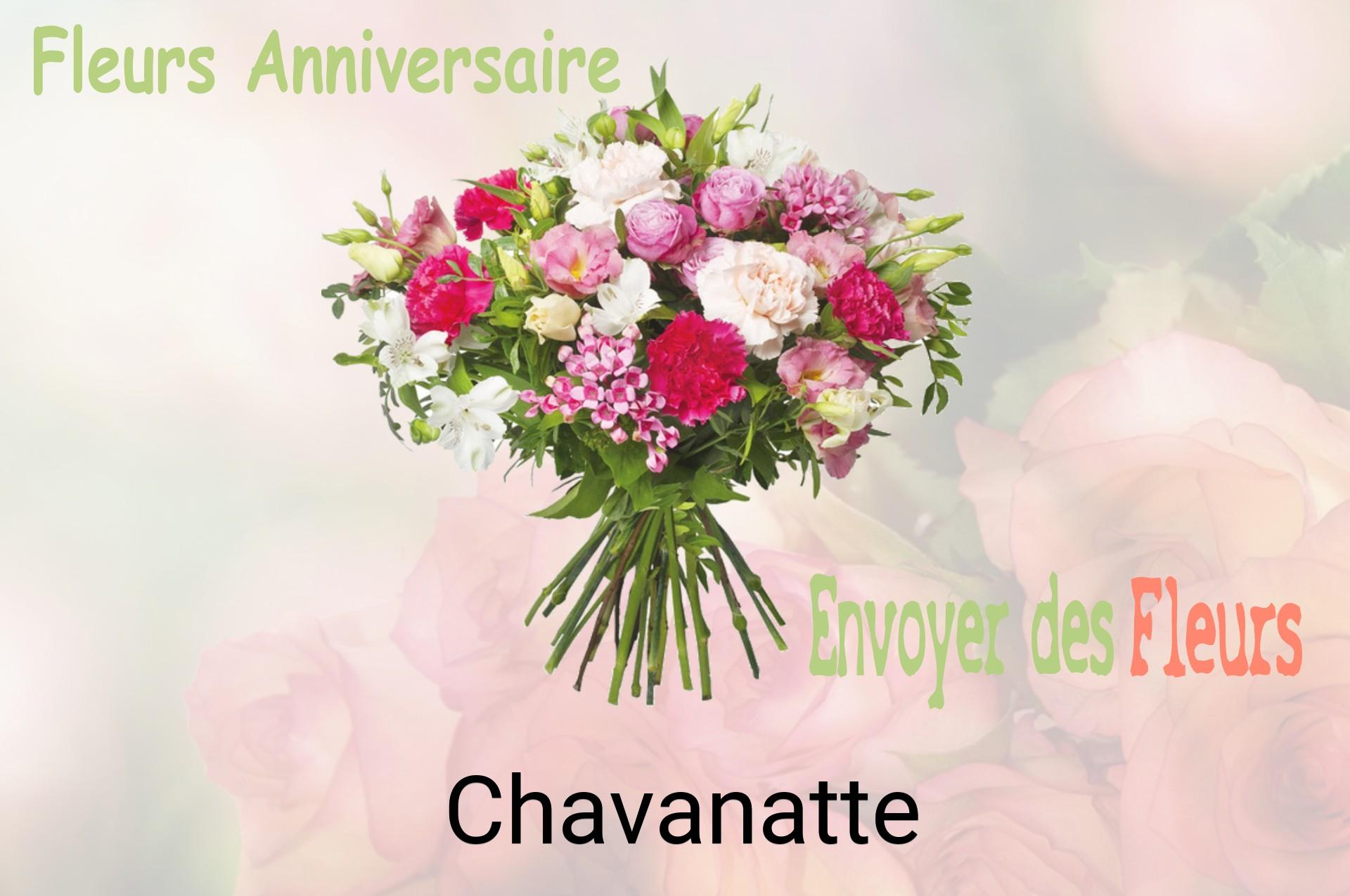 Bouquet de fleurs d’anniversaire livré à Chavanatte