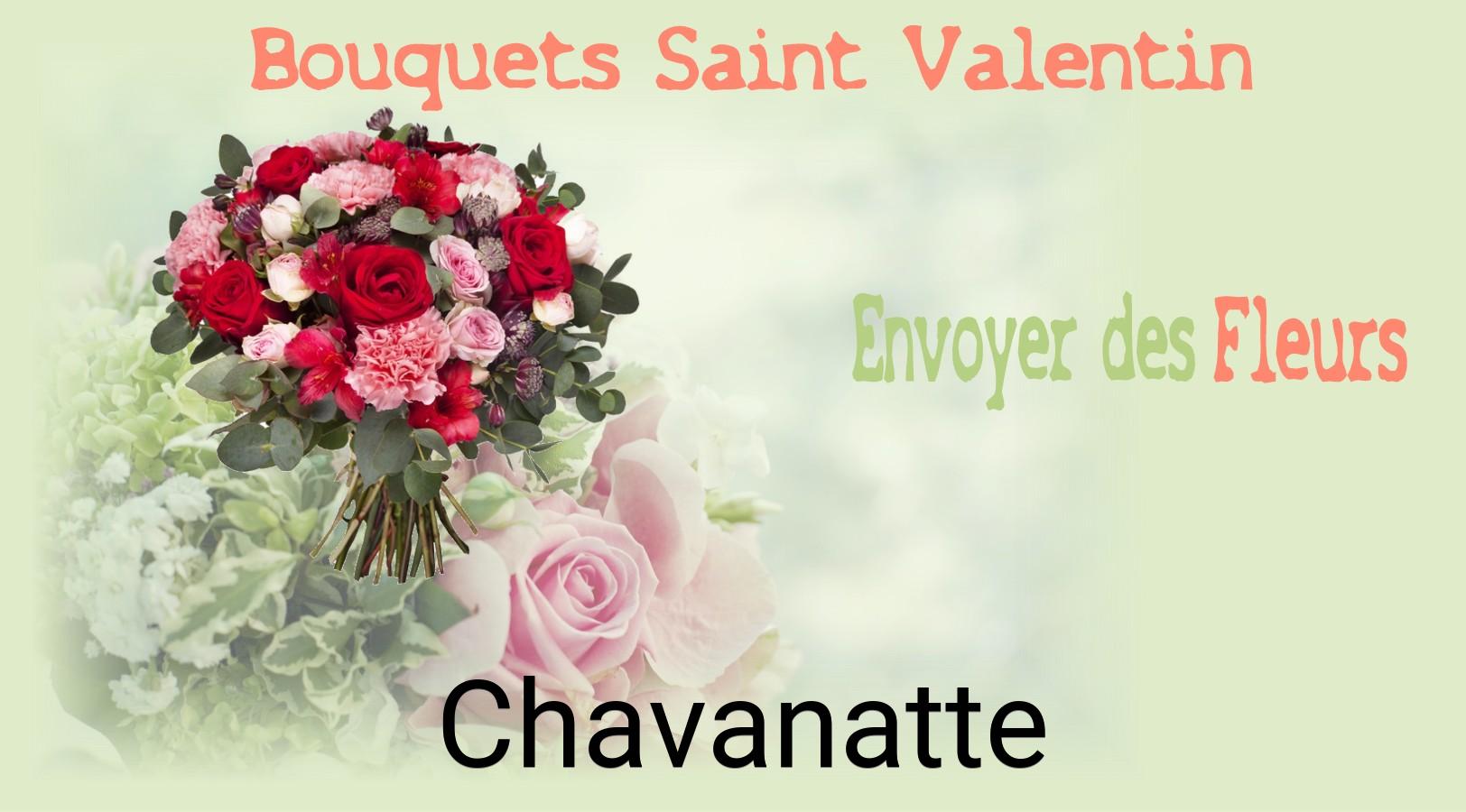 Roses de Saint-Valentin livrées à Chavanatte